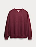 Sweat en coton à motif