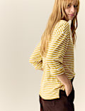 Pure Cotton Striped Top