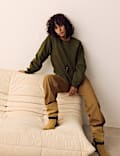 Cotton Rich Flecked Sweatshirt