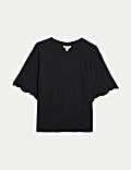 Pure Cotton Broderie T-Shirt