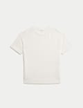 Pure Cotton Short Sleeve Sweatshirt
