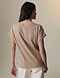 Pure Cotton Round Neck T-Shirt