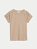 Pure Cotton Round Neck T-Shirt