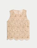 Embellished Vest Top