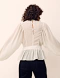 Lace Yoke Blouse