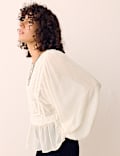 Lace Yoke Blouse
