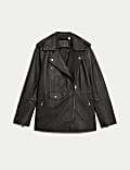 Jaket Sepeda Girlfriend Longline Kulit