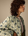 Chaqueta acolchada reversible 100% algod&oacute;n