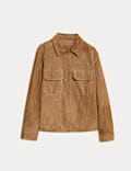 Suede Studded Shacket