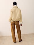 Faux Fur Reversible Bomber Jacket