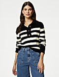 Ribbed Funnel Neck Jumper