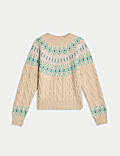 Fair Isle Jumper with Merino Wool