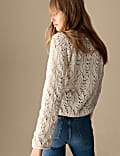 Cotton Rich Pointelle Jumper