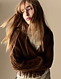 Pure Cotton Fringed Cardigan