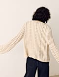 Pure Cotton Embellished Cardigan
