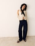 Pure Cotton Embellished Cardigan