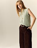 Bobble Detail Tabard with Wool