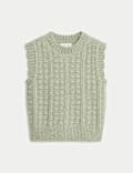 Bobble Detail Tabard with Wool