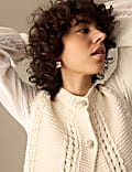 Cotton Rich Knitted Crew Neck Waistcoat