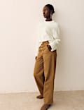 Cotton Rich Tie Side Detail Jumper