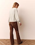 Detachable Scarf Neck Jumper