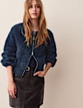 Chaqueta bomber de punto