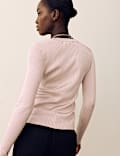 Gilet c&ocirc;tel&eacute; &agrave; col en V