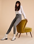 Lyocell Rich High Waisted Skinny Jeans