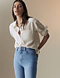 Lyocell Rich High Waisted Skinny Jeans