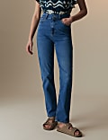 Lyocell Rich Straight Leg Jeans