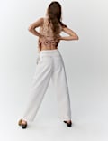High Waisted Barrel Jeans 