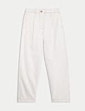 High Waisted Barrel Jeans 