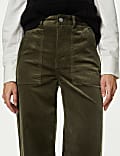 Cord Wide Leg Trousers