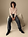 High Waisted Wide Leg Jeans with Lyocell