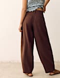 Lyocell Rich Barrel Trousers