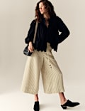 Striped Culotte Trousers