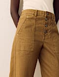 Pure Cotton Tapered Utility Trousers