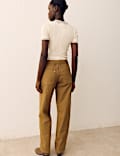Pure Cotton Tapered Utility Trousers
