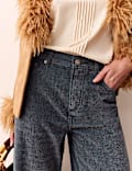 Pantalon coupe large en coton au toucher doux