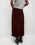Corduroy Midi Skirt