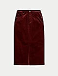Corduroy Midi Skirt