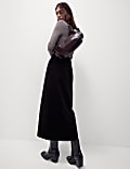 Corduroy Midi Skirt