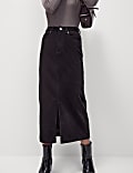 Corduroy Midi Skirt