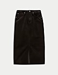 Corduroy Midi Skirt