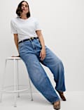 Mid Rise Relaxed Horseshoe Jeans