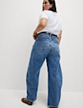 Mid Rise Relaxed Horseshoe Jeans