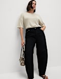 Mid Rise Relaxed Horseshoe Jeans
