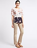 Roma Rise Straight Leg Jeans