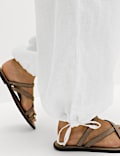 Pure Linen Balloon Trousers