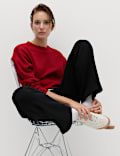 Pure Cotton Straight Leg Joggers